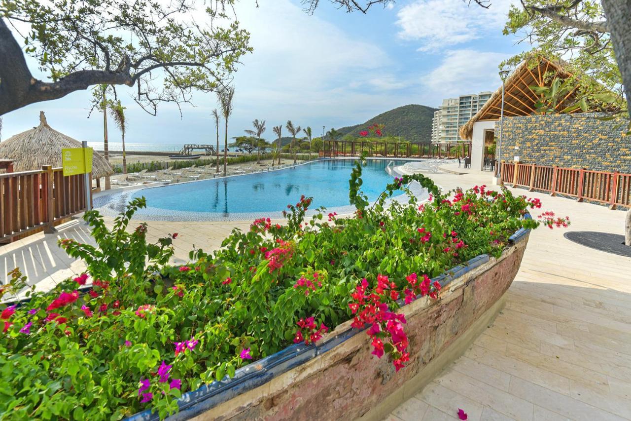 Santa Marta, Apartamentos Frente Al Mar En Samaria Club De Playa, Sector Pozos Colorados Санта-Марта Экстерьер фото