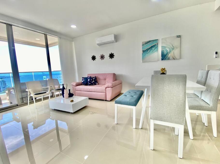 Santa Marta, Apartamentos Frente Al Mar En Samaria Club De Playa, Sector Pozos Colorados Санта-Марта Экстерьер фото