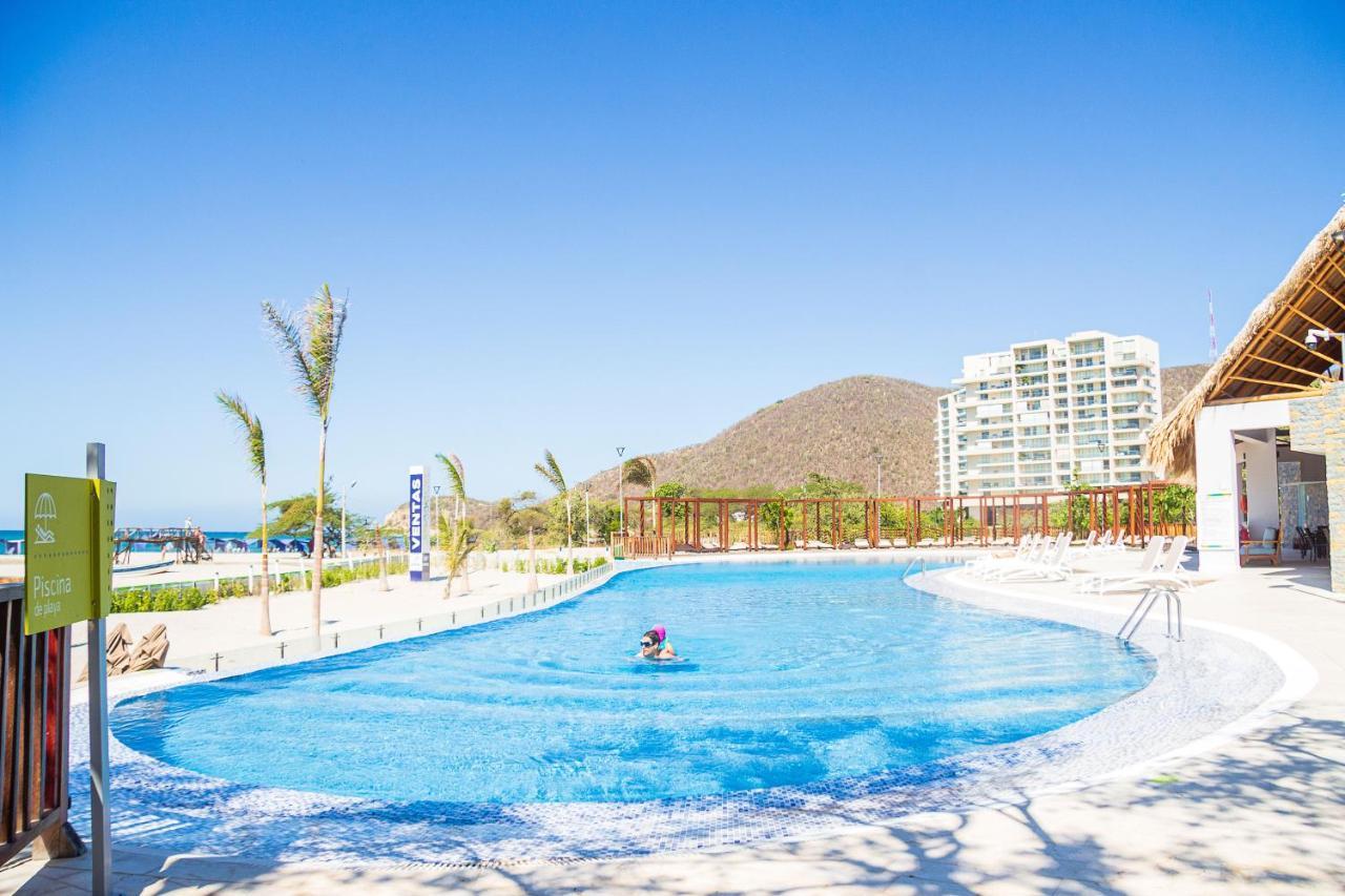 Santa Marta, Apartamentos Frente Al Mar En Samaria Club De Playa, Sector Pozos Colorados Санта-Марта Экстерьер фото